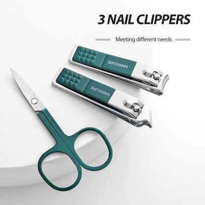 Nail Scissors Set Household High End Mens E Mulheres Especiais Nail Clippers Manicure Beauty Tools 6 Piece Portable Household