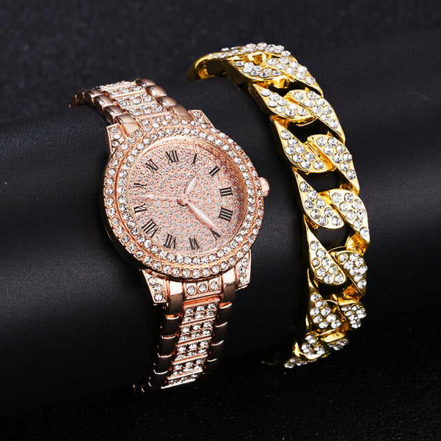 Relógio feminino Pulse Strass com ou sem pulseira